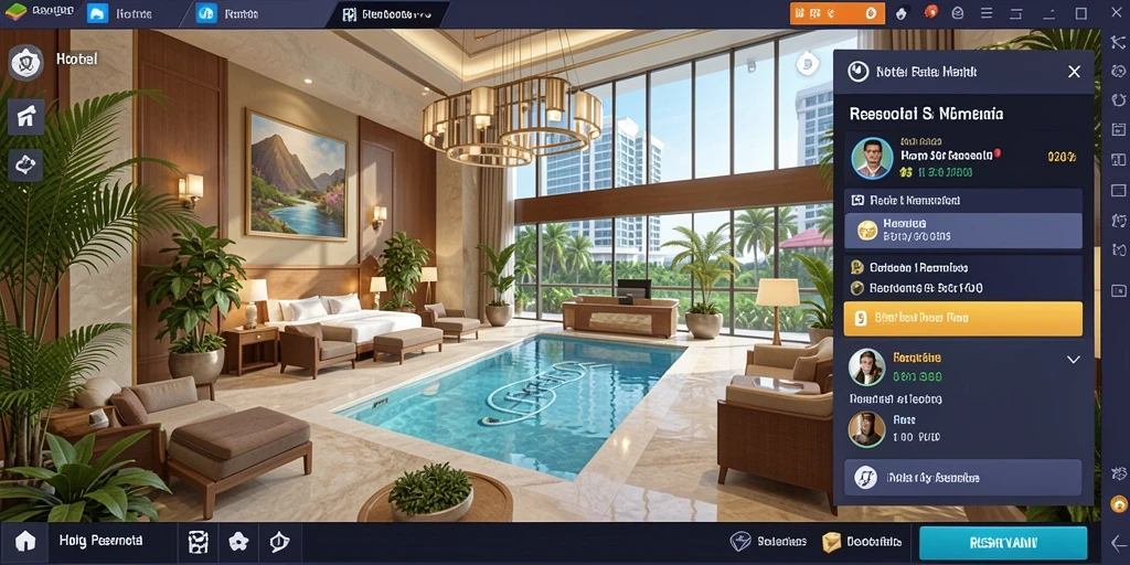 Screenshot aplikasi DAY777 menunjukkan grafis yang menarik.