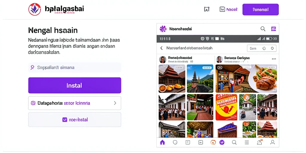 Gambaran antarmuka pengguna yang menarik dan mudah dinavigasi.