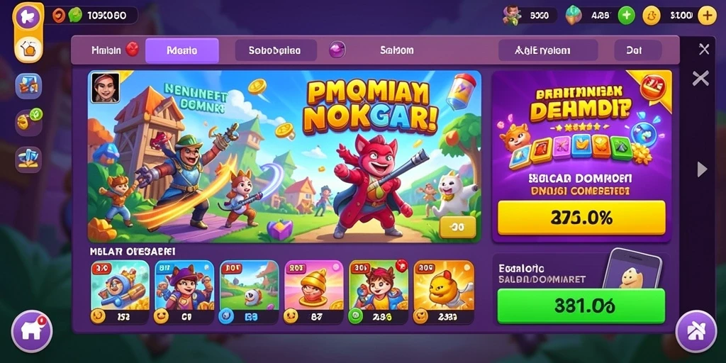 Screenshot menampilkan antarmuka pengguna yang menarik.